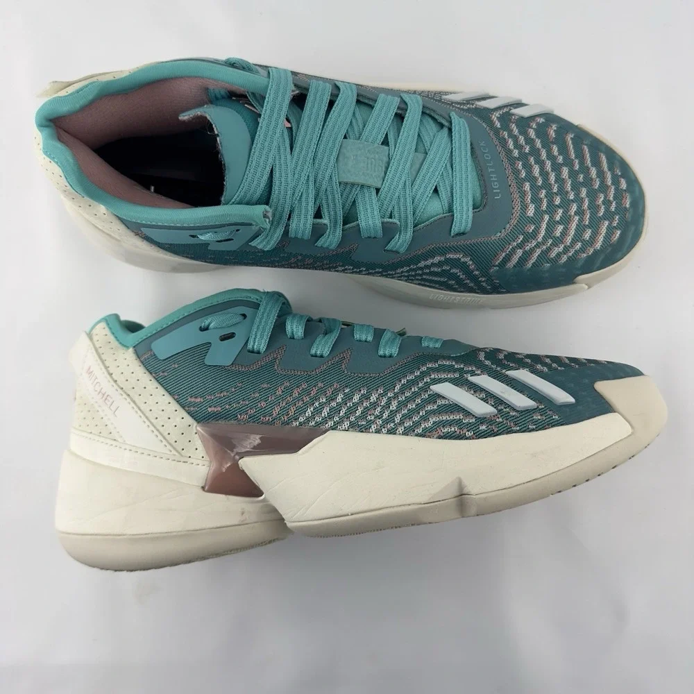 Adidas‎ D.O.N. Issue 4 Men's Basketball Shoes Teal/White Size 6